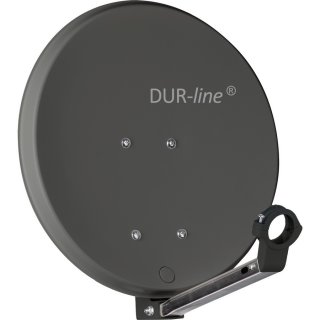 DUR-line DSA 40 Anthrazit- Alu Sat-Antenne