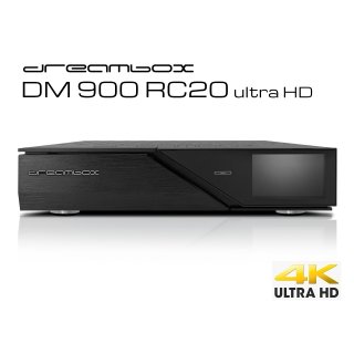 Dreambox DM900 RC20 UHD 4K 2x DVB-S2X / 1x DVB-C/T2 Triple MS Tuner E2 Linux PVR ready Receiver