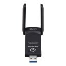GigaBlue Ultra 1200Mbit/s Dual-Band WLAN 2.4 &amp; 5GHz USB 3.0 High-Speed WiFi Stick mit Antenne