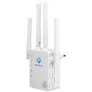 GigaBlue Ultra Repeater 1200MBit/s (Dual-Band 2.4 &amp; 5GHz AC1200 WLAN, 4x 3dBi Antennen, 2x Ethernet)