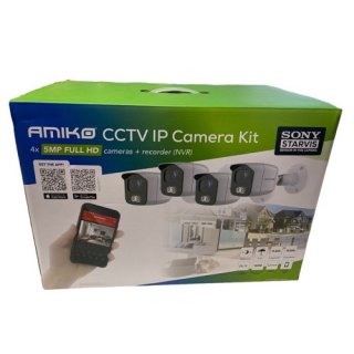 Amiko Home CCTV 4540 POE-Kit - 5MP - 4 Kameras