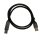 Ednet USB 3.0 Kabel, AM / BM, Schwarz / Grau 1m