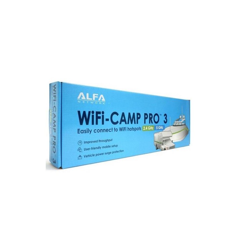 Alfa Network WiFi-Camp Pro 3 Dualband 2,4 & 5 GHz, AC, QR