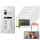 BALTER EVO HD WiFi Unterputz Silber 8x7&quot; Monitor Wei&szlig; Video T&uuml;rsprechanlage Set 4 FAM