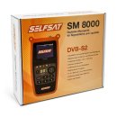 Selfsat SM 8000 Camping Satfinder HD DVB-S + DVB-S2 8PSK SAT Messger&auml;t EU