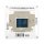 BALTER EVO MINI 4.3&quot; Videostation LCD-Farb-Bildschirm microSD Sensortasten 2-Draht BUS Plexiglas Interkom Wei&szlig;