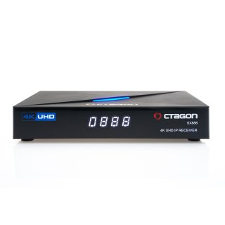 Octagon SX888 V2 4K Ultra HD IP HDMI USB H.265 TV IP Mediaplayer Schwarz