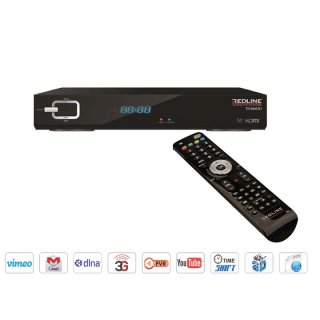 Redline TS 300 HD Full HDTV Sat Receiver PVR USB IPTV Internet Conax