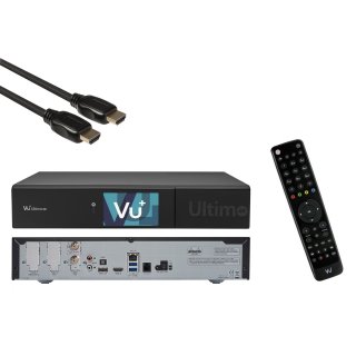 VU+ Ultimo 4K 1x DVB-S2 FBC Twin Tuner PVR Linux Receiver UHD ohne HDD