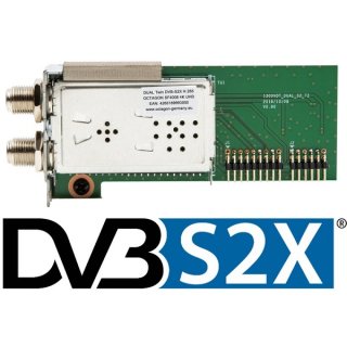 Dual Tuner f&uuml;r Octagon SF 4008 DVB-S2X Twin 4K UHD