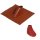 Alu Dachziegel + Gummidichtung in Rot Dachpfanne Dach Mast Ziegel
