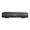Viark/Vuga Sat Full HD COMBO Sat DVB-C/T2 Receiver H.265 USB LAN WLAN Schwarz