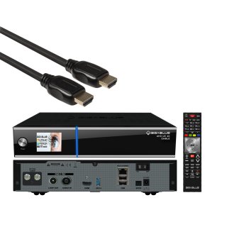 GigaBlue UHD UE 4K CABLE 1x DVB-C/T2 FBC + Single DVB-S2X Tuner
