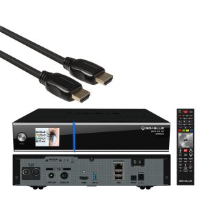 GigaBlue UHD UE 4K CABLE 1x DVB-C/T2 FBC Tuner + Single DVB-C/T2